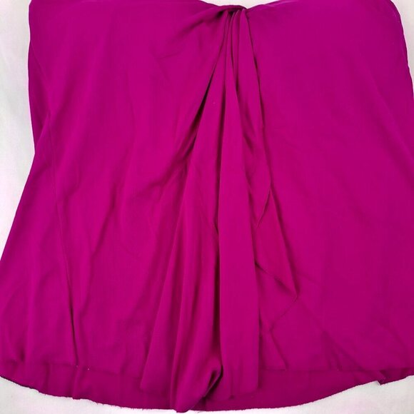 Lauren Ralph Lauren Size 12 Fuchsia Tankini Top Removable Single Strap Swim - Picture 4 of 13